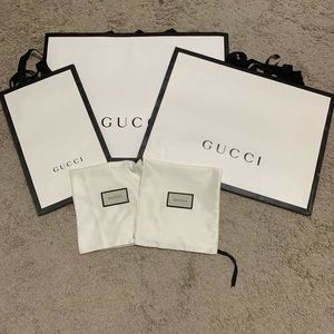 Gucci Empty Shopping Bags